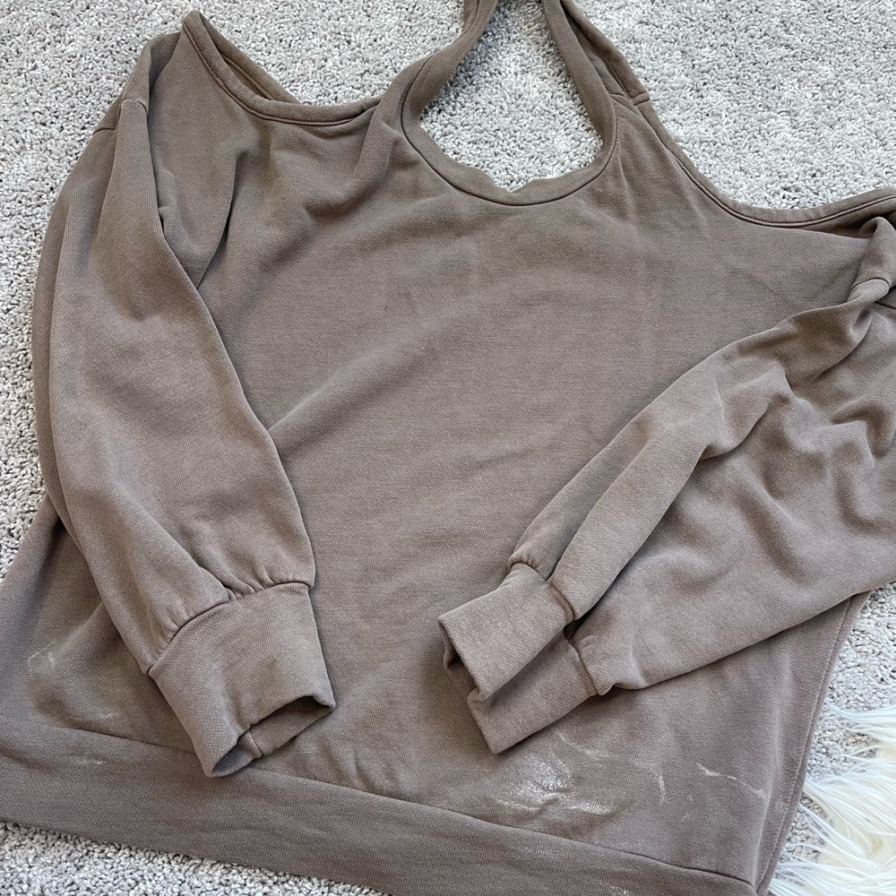 Revolve Open Back Sweater